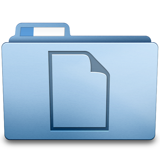 Blue Documents Icon 512x512 png